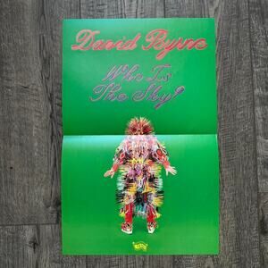 David Byrne Who Is The Sky? 2025 Talking Heads Album Music Promo Poster